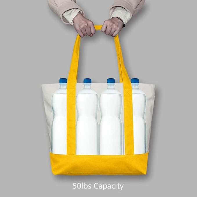 TOPDesign 1-Pack Canvas Tote Bag - Image 6