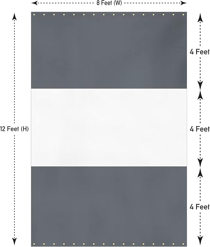 Covers & all Outdoor Clear Panel Curtain, 12 oz Vinyl Outdor Curtains - Image 2