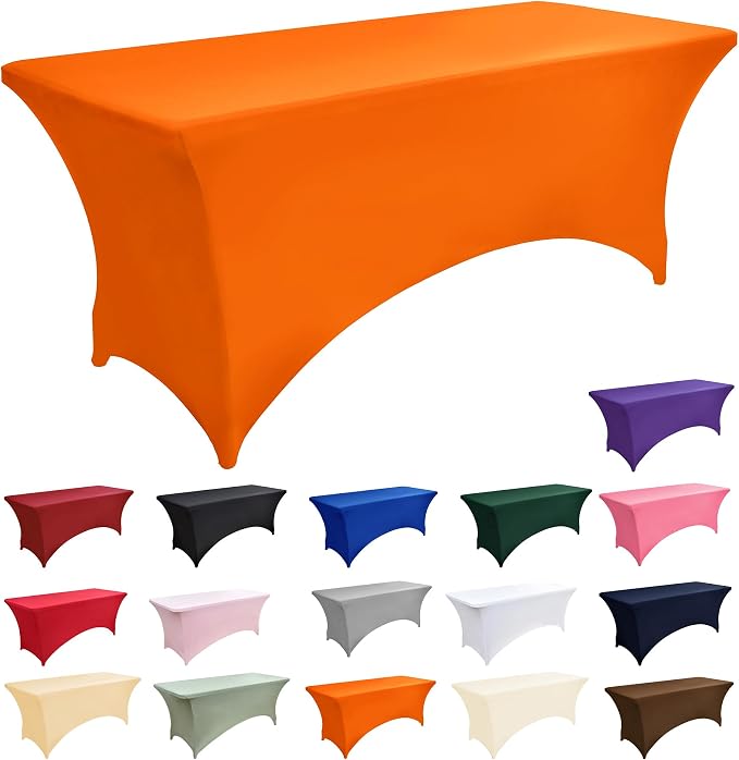 2-Pack 4ft Spandex Table Covers - Image 3