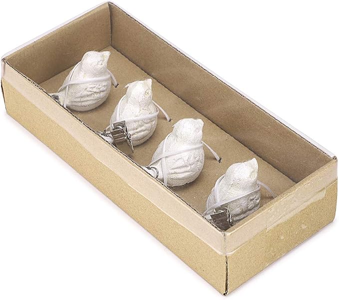 OwnMy Set of 4 White Tablecloth Weights Clip on, Heavy Duty Pendant Tablecloth - Image 2