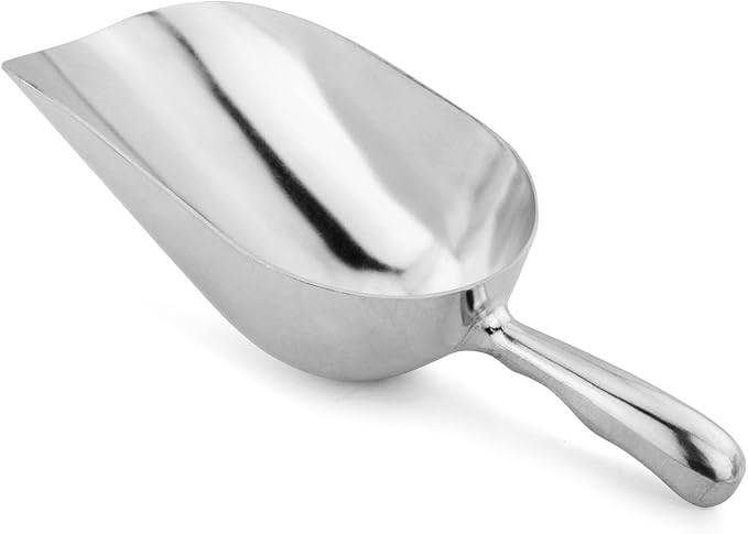 New Star Foodservice 538161 One-Piece Cast Aluminum Round Bottom Bar Ice Flour by NewStarFoodservice