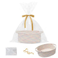 Gift Basket with Gift Bag and Ribbons, Small Rope Woven Shelf Storage, Baskets by HZFTJOY