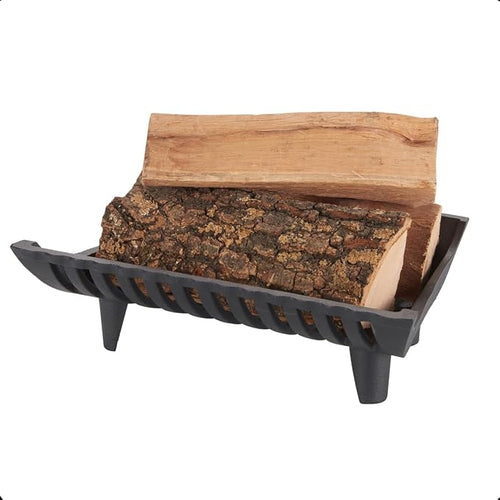 17 inch Fireplace Grate Heavy Duty, Cast Iron Fire Grate by UBACKS