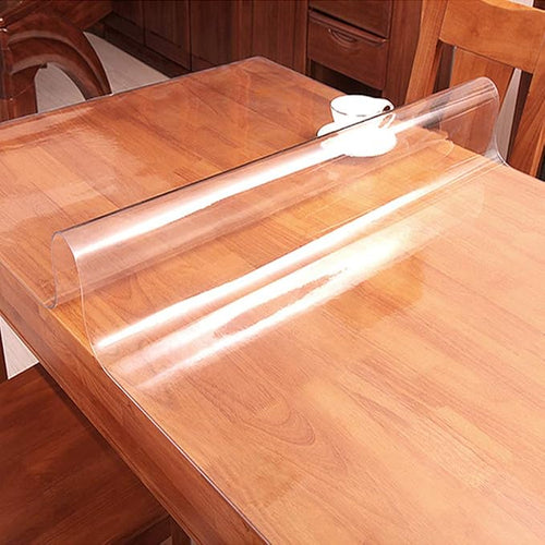 12x38 Inch Clear Plastic Office Desk Mat Table Protector PVC Night Sofa Table - Image 2