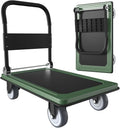WUD Push Cart, Folding Mobile Platform Trolley, Thickened and Reinforced by WUD