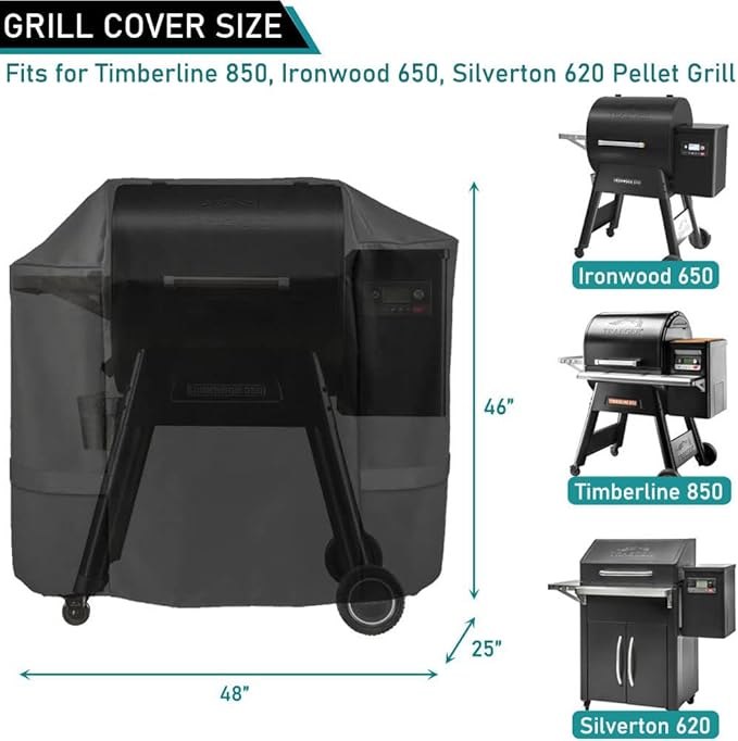 ZJYWSCH Grill Cover for Traeger Timberline 850, Ironwood 650 - Image 2