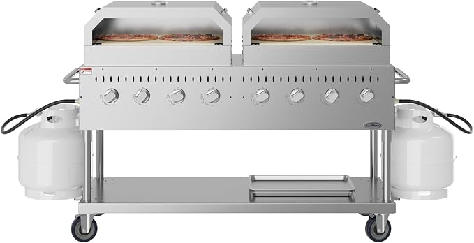 60 in. 8-Burner Commercial Outdoor Propane Gas Grill by KoolMore