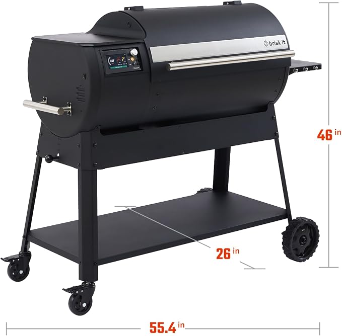 Brisk It Origin-940 Electric Wood Pellet Smoker Grill – A.I. Smart BBQ Grill - Image 2