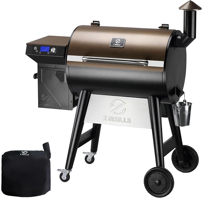 Z GRILLS Wood Pellet Grill & Smoker, 8-in-1 Outdoor BBQ Grill by ZGRILLS