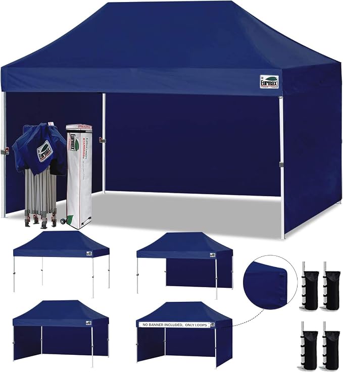 Eurmax USA 10'x15' Pop-up Canopy Tent Commercial Instant Canopies by Eurmax