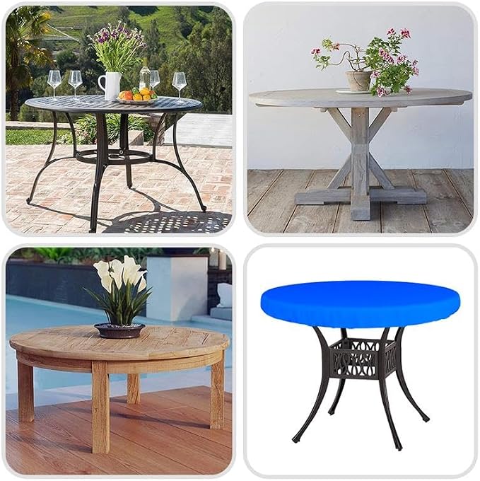 Covers & All Round Table Top Cover, 18 Oz Heavy Duty Waterproof UV & Weather - Image 7