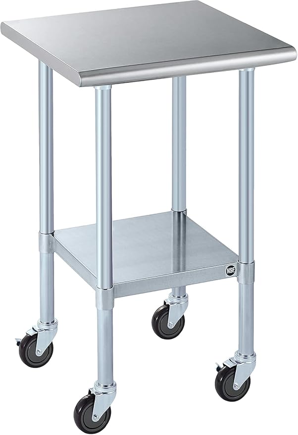 ROCKPOINT Stainless Steel Table by ROCKPOINT