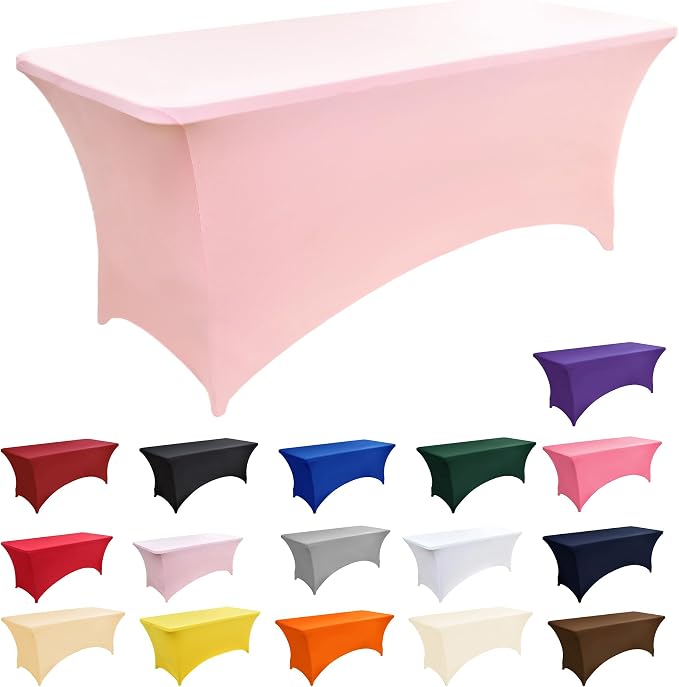 2-Pack 4ft Spandex Table Covers - Image 3
