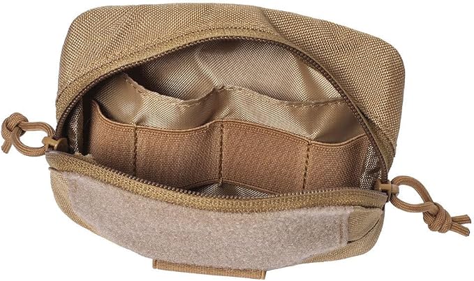 Tactical Modular Pocket Pouch Molle Small Tool Belt Hook Elastic Loops Plate - Image 4