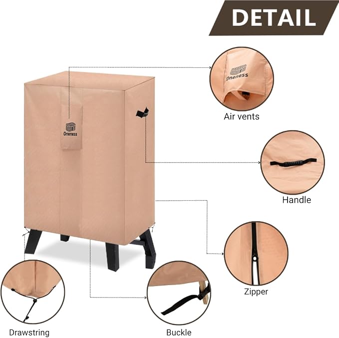 Oneness Heavy-Duty Waterproof Smoker Cover - Image 3