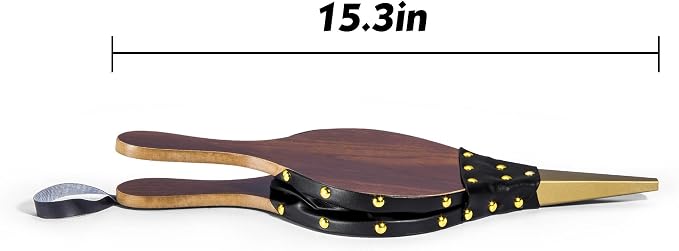 goldblue 15.5" x 6.5" Fireplace Wood Bellows Fireplace Bellows Outdoors - Image 2