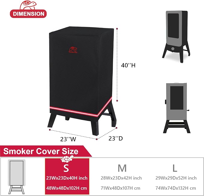 Turtle Life Smoker Cover for Masterbuilt 710 WiFi Digital Electric Smoker Pit - Image 3