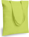TOPDesign 6-Pack Economical 16"x15" Apple Green Cotton Tote Bag, Lightweight by TOPDesign