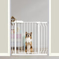 Auto Close Baby & Dog Gate 34-38.5 Inch, Tension Safety Gate Indoor, by Thasamm