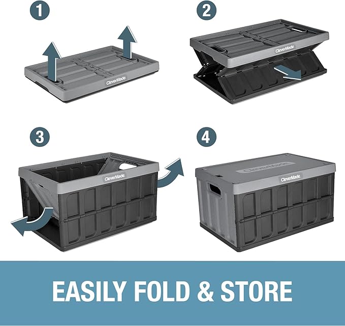 CleverMade Collapsible Storage Bins - Image 3
