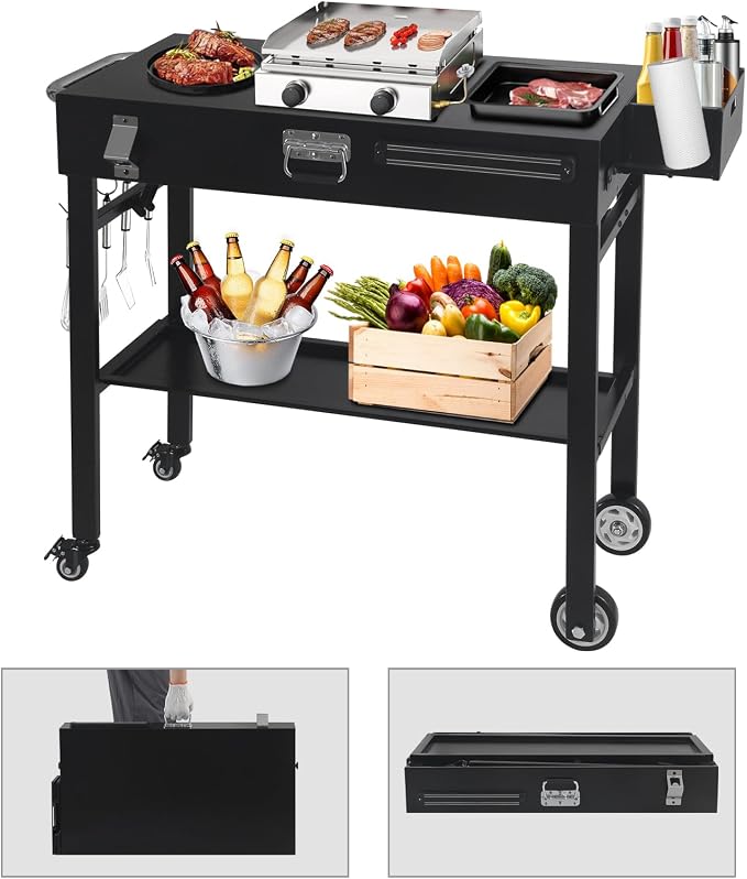 Portable Grill Cart for Blackstone Griddle - Image 2