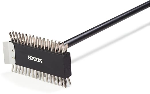SPARTA 4029000 Stainless Steel Grill Brush, Grill Scraper by CarlisleFoodServiceProducts