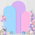 MODFUNS Spandex Arch Backdrop Cover 6ft 6.6ft 7.2ft Lavender Light Blue Pink by MODFUNS