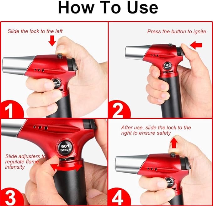 Blow Torch, Professional Kitchen Cooking Torch - Image 5