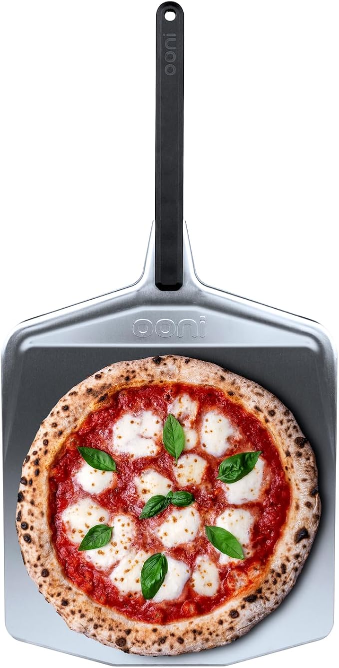 ooni 14” Metal Pizza Peel – Metal Pizza Peel 14 Inch, Pizza Spatula Paddle by Ooni