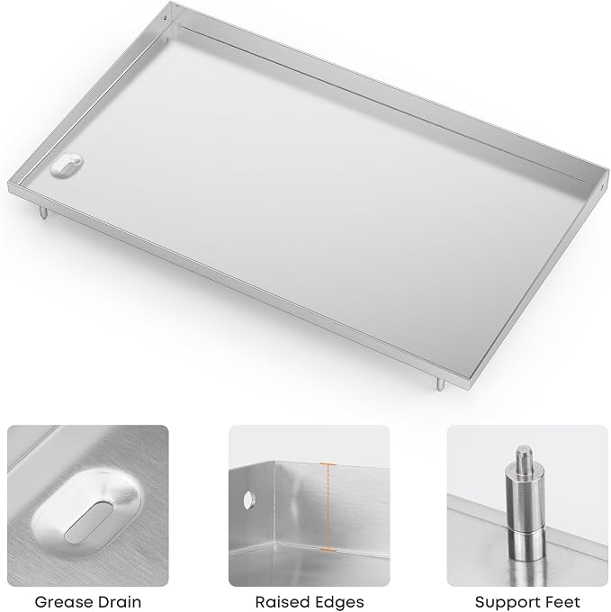 Stanbroil Griddle Top for Weber 36" Gas Griddle 1501006 44310401, Stainless - Image 3