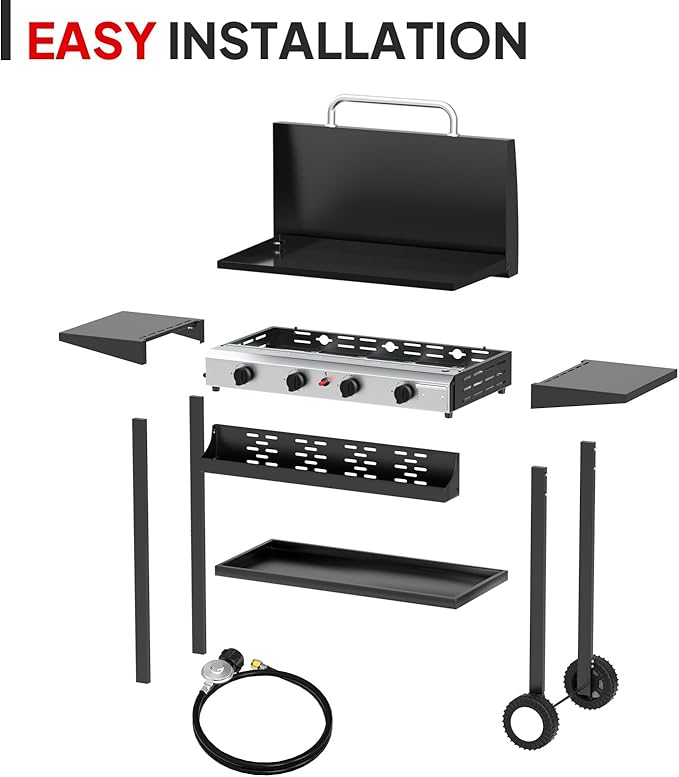 Bonnlo 40000BTU Propane Griddle - Image 4
