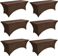 6-Pack 6ft Spandex Table Covers by Unknown
