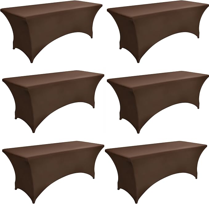 6-Pack 6ft Spandex Table Covers by Unknown