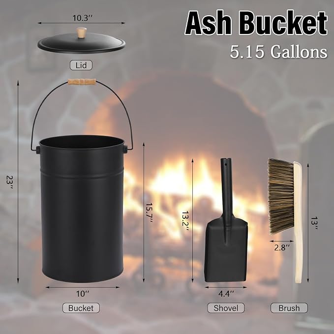FEED GARDEN 5.15 Gallon Ash Bucket - Image 2