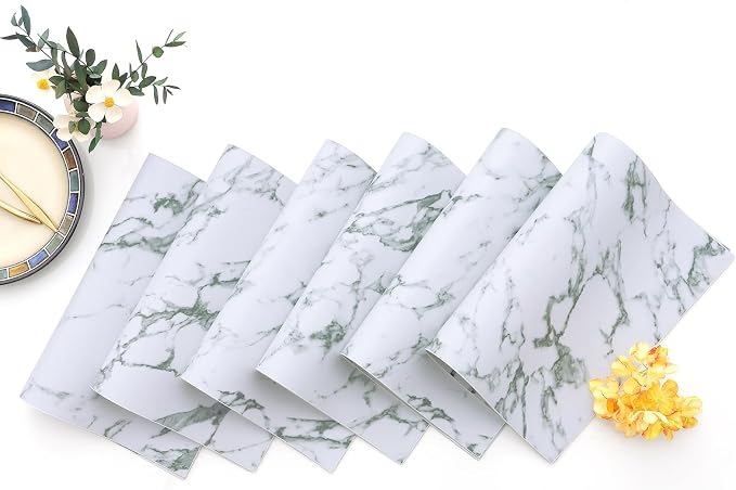 Homaxy Faux Leather Heat Resistant Placemats - Image 7