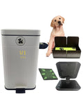 Dog Poop Trash Can Outdoor Activated Carbon Filter Odor Control, 3.2 Gallon by TheE-HivePetSupplies