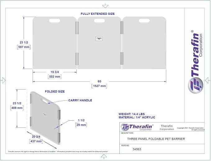 Pet Barrier | Free-Standing Pet Gate | Foldable | Protect Your Indoor Living - Image 8