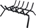 Fireplace Grate, Fireplace Log Holder, 18 inch Heavy Duty Solid Cast Iron by Luoieo