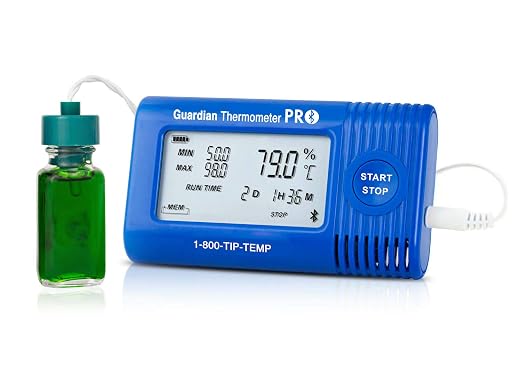 Guardian Thermometer PRO Bluetooth Temperature Data Logger, Temperature Probe by TIP+TEMPerature+Products