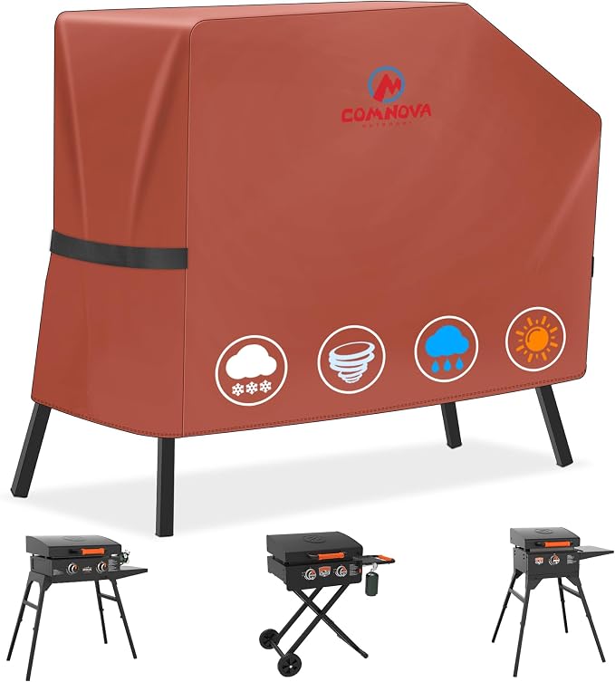 Comnova Griddle Cover for Blackstone 22 Inch 17 Inch Griddle by MCOMNOVAOUTDOORS