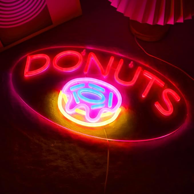 JFLLamp DONUTS Neon Signs for Wall Decor Neon Lights for Business Led Signs - Image 2