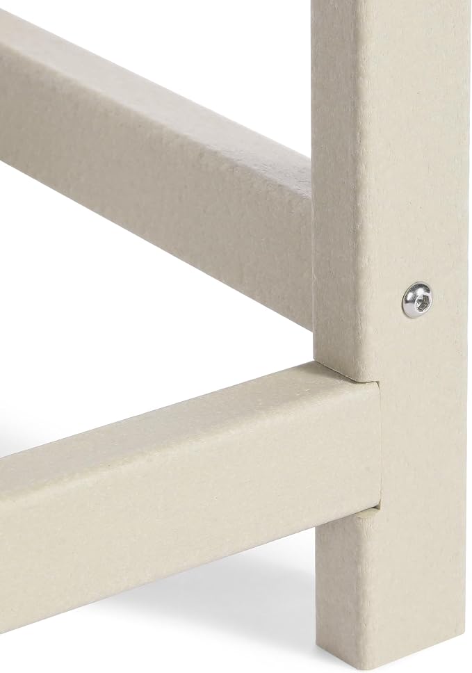 Costaelm Kids Outdoor Side Table, Small Patio HDPE Adirondack Square Table - Image 7