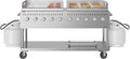 72 in. 10-Burner Commercial Outdoor Propane Gas Grill by KoolMore