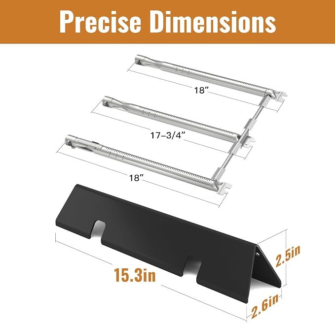 Grill Replacement Parts for Weber Spirit II 300 Series, GS4 Spirit II E310 E320 - Image 2