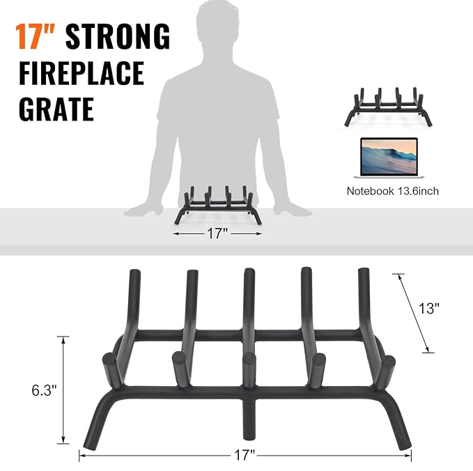Fireplace Grate 17 inch - Image 2