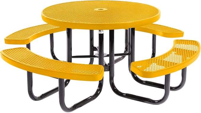 Coated Outdoor Furniture Heavy-Duty Portable Outdoor Picnic Table by CoatedOutdoorFurniture