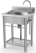 Utility Sink Free Standing Single Bowl Kitchen Sink by Worcest