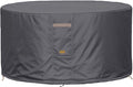 Fire Pit Cover 600D Heavy Duty Waterproof Fabric by GardenBalsam