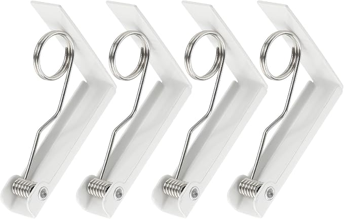 uxcell 4 Pack Tablecloth Clips, Stainless Steel Table Cloth Cover Clamps by uxcell