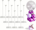 Reusable Acrylic Balloon Stand Kit – Heavy Duty Tabletop Display by lightsfever